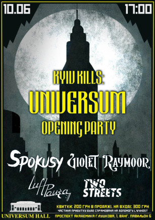 Kyiv Kills: Universum opening party