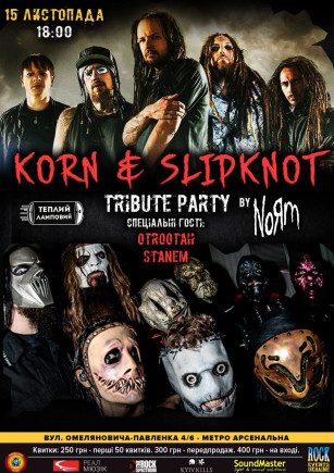 Metal Tribute Party: Korn & Slipknot Metal Tribute Party: Korn & Slipknot