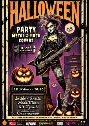 Halloween Party. Metal & Rock Covers Halloween Party. Metal & Rock Covers